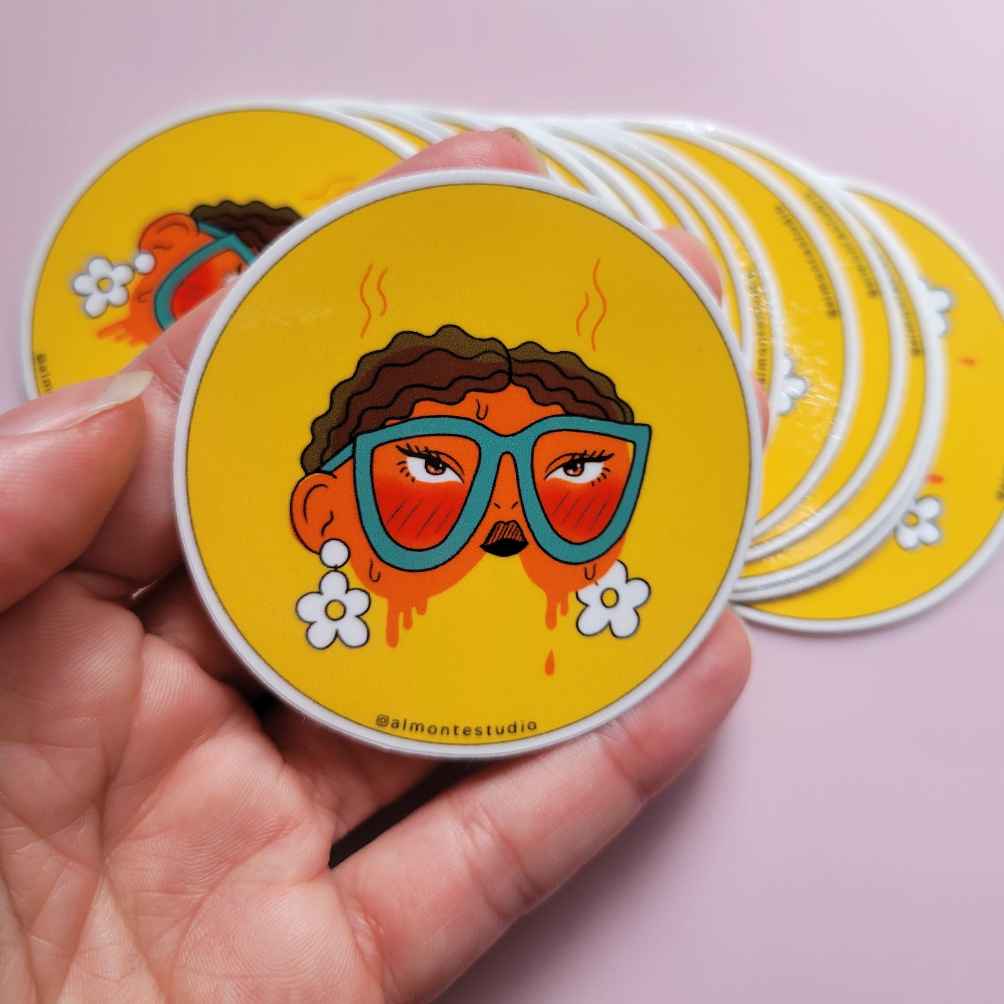 Heat Wave Sticker