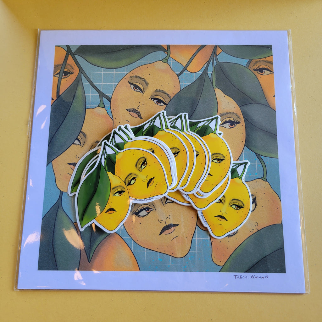 Lemon Heads Vinyl Sticker