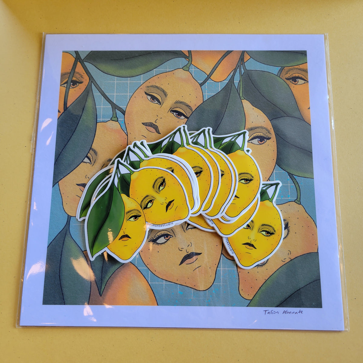 Sassy Lemons Vinyl Sticker