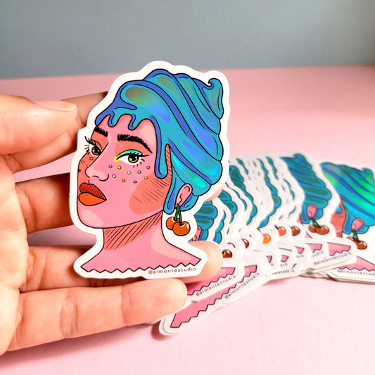 Frosting Baddie Sticker