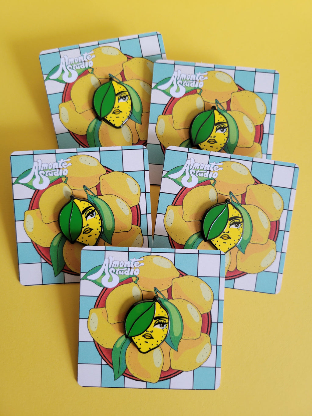 Sassy Lemon Enamel Pin