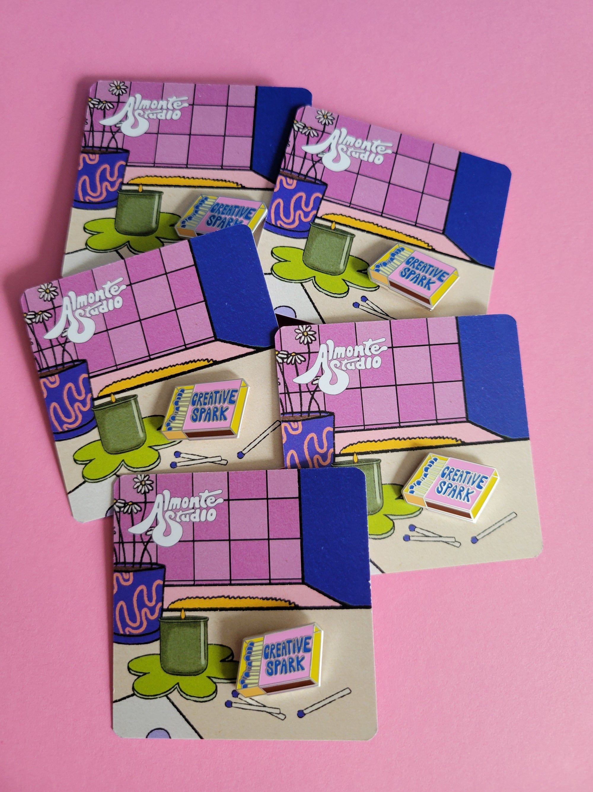 Creative Spark Enamel Pin