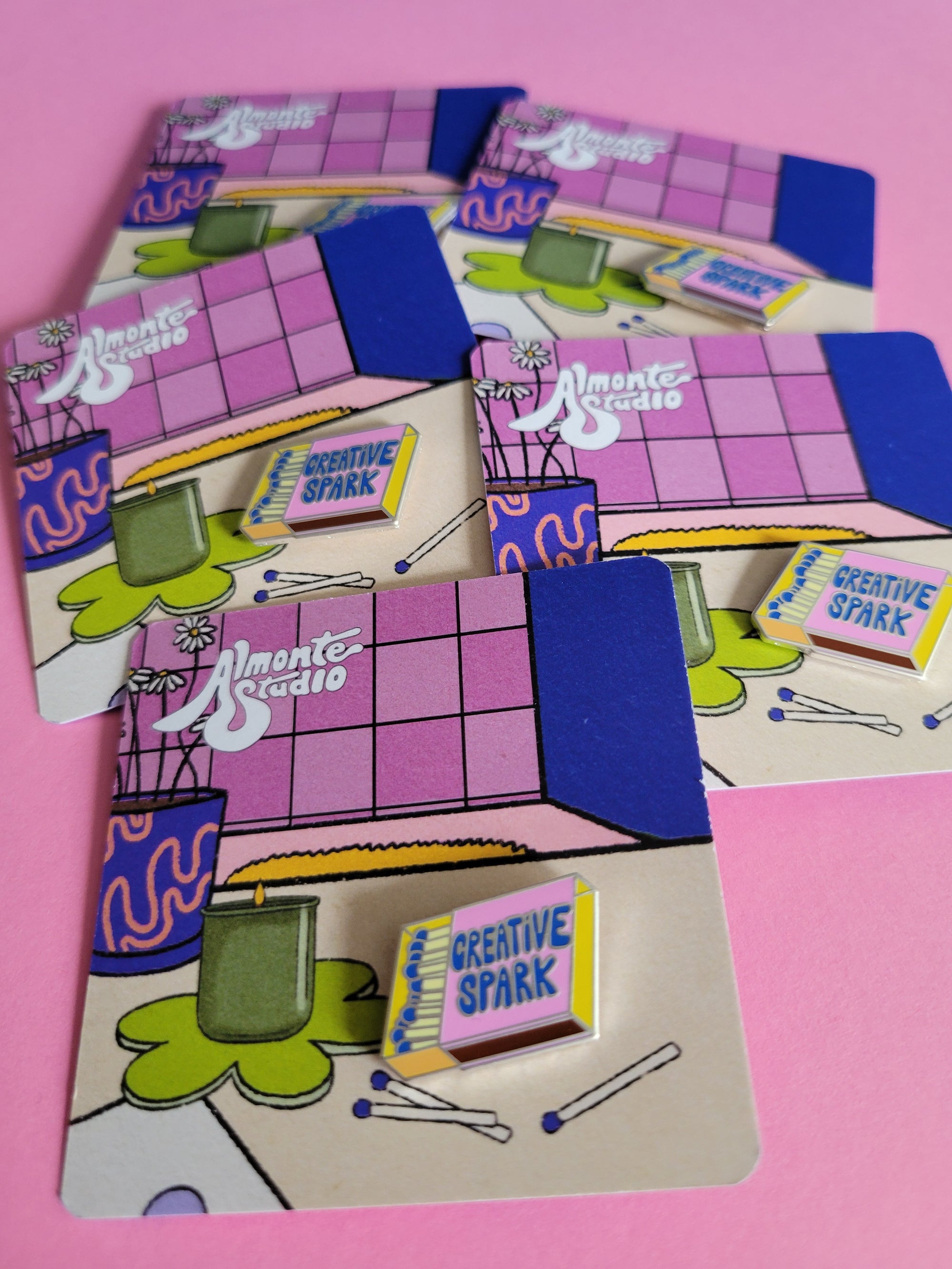 Creative Spark Enamel Pin