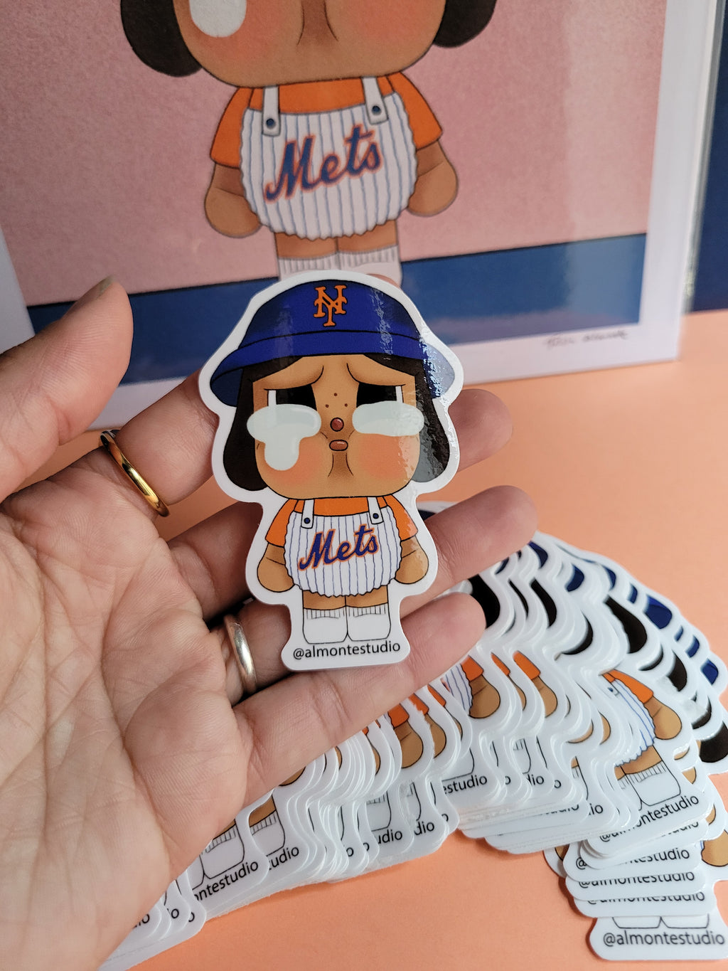 Mets Fan vinyl sticker