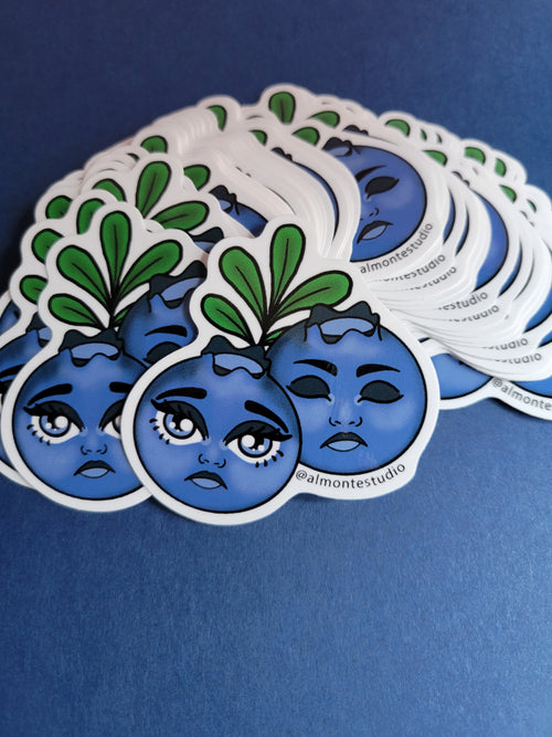 Berry Bleus vinyl sticker