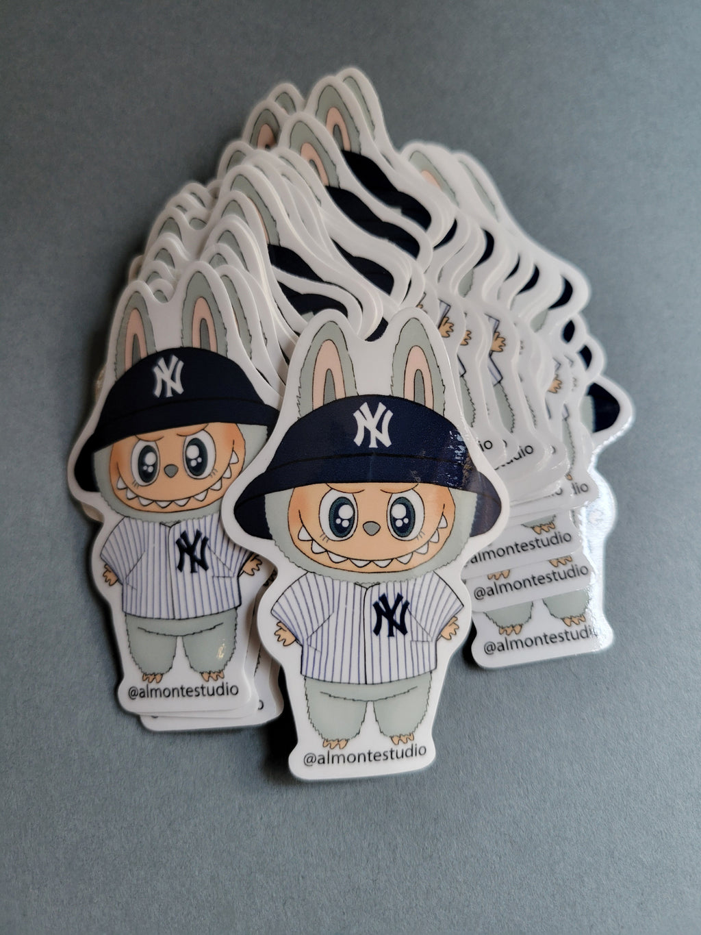 Lafufu Yankees Vinyl Sticker