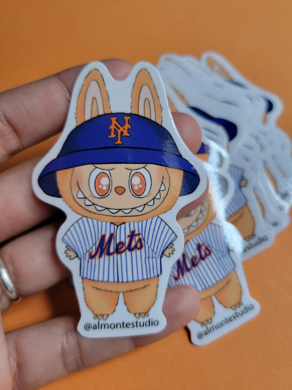 Lafufu Mets Vinyl Sticker
