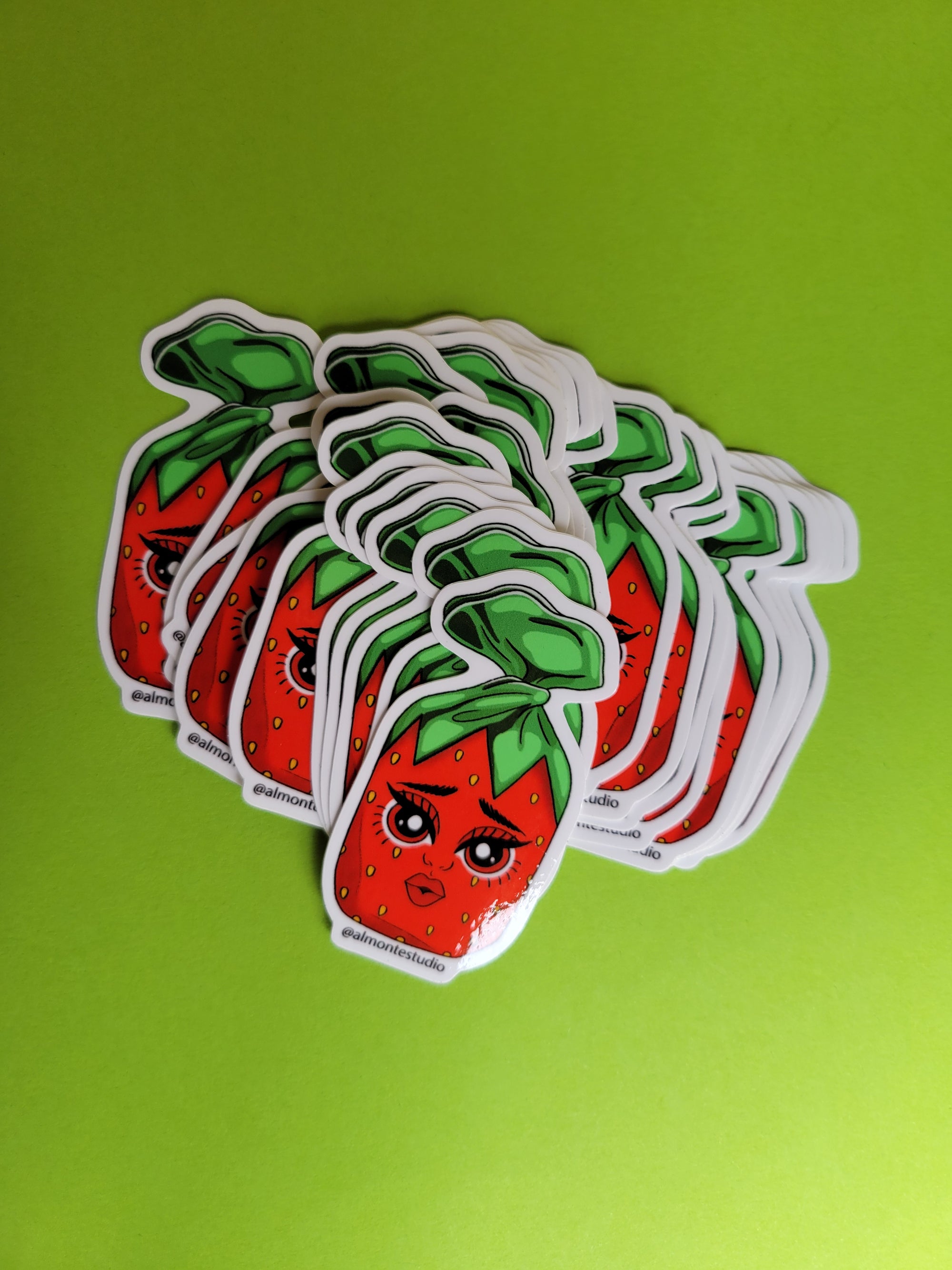Strawberry Candy vinyl sticker