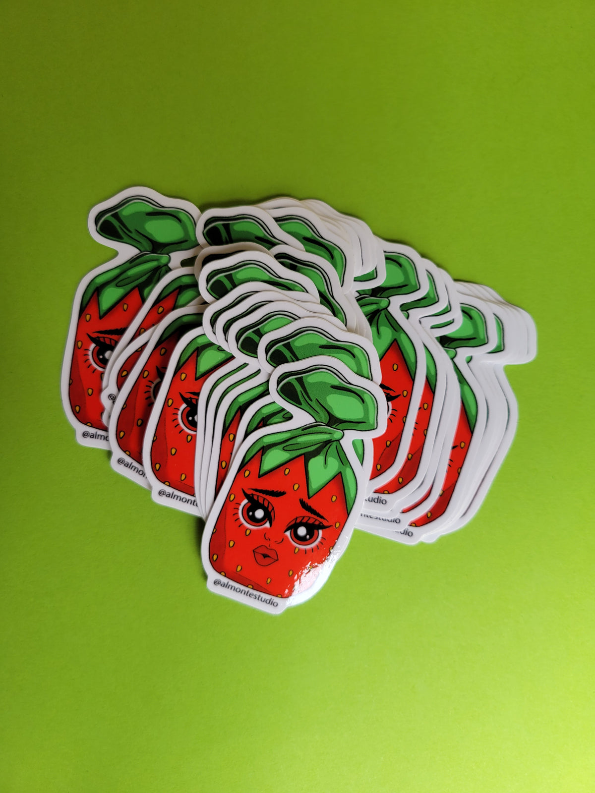 Strawberry Candy vinyl sticker