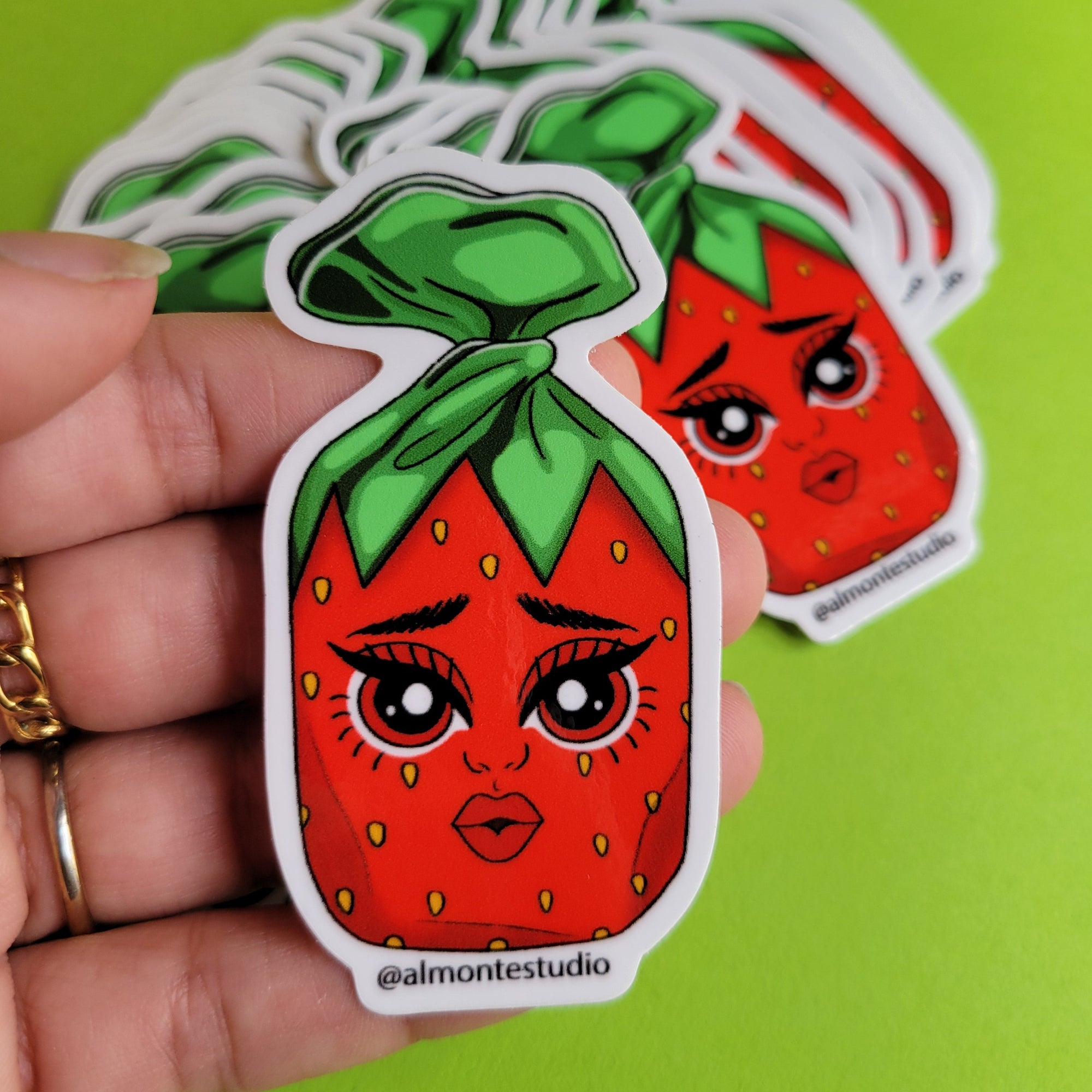 Strawberry Candy vinyl sticker