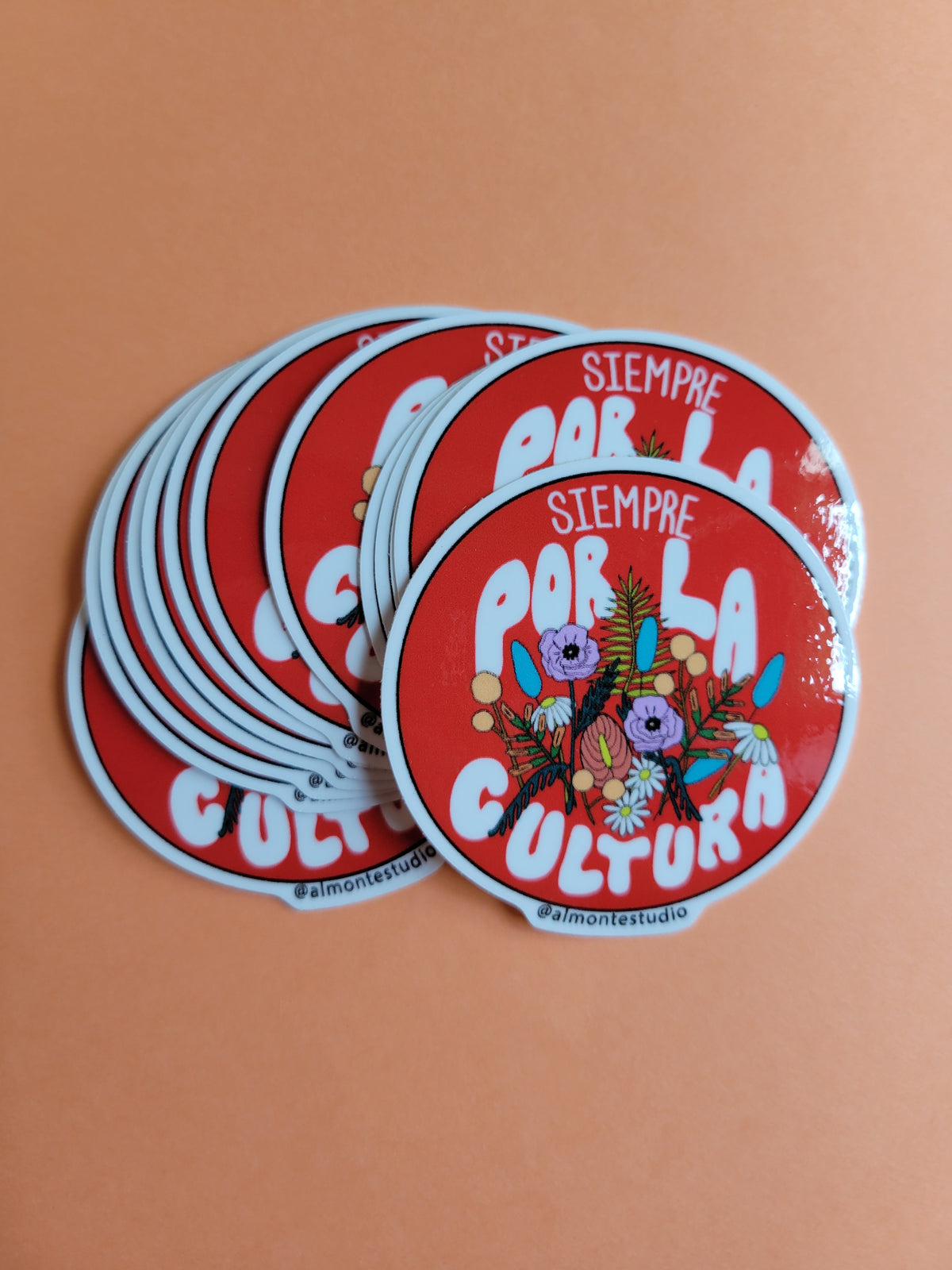 Por La Cultura Vinyl Sticker
