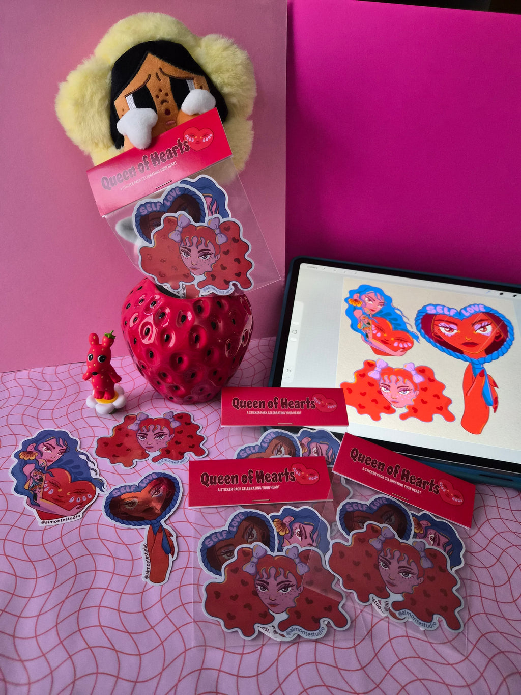 Queen of Hearts Sticker pack