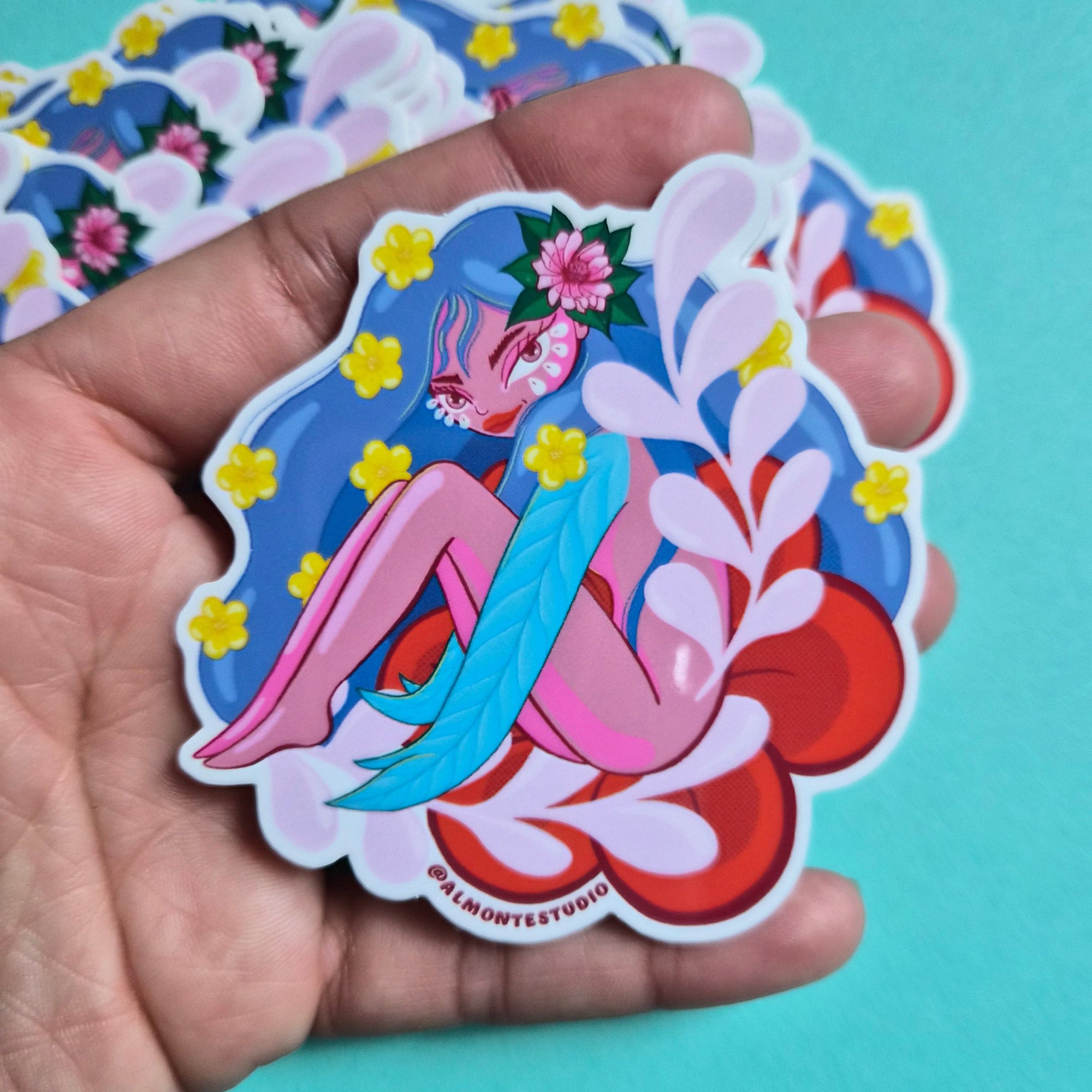 Growth vinyl sticker