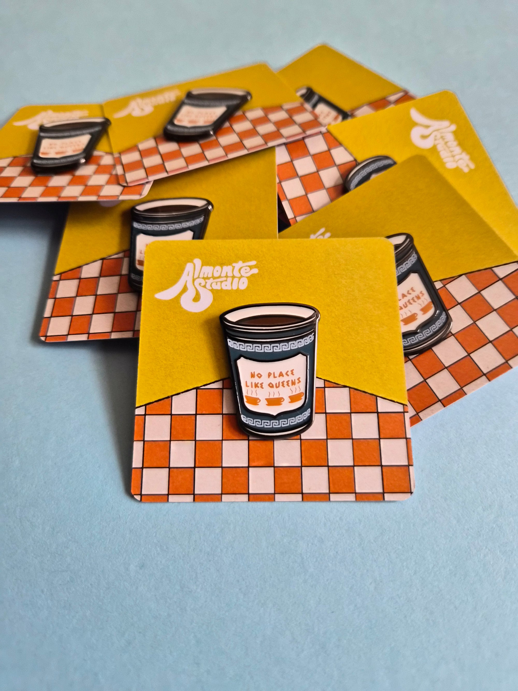 No Place Like Queens Enamel Pin