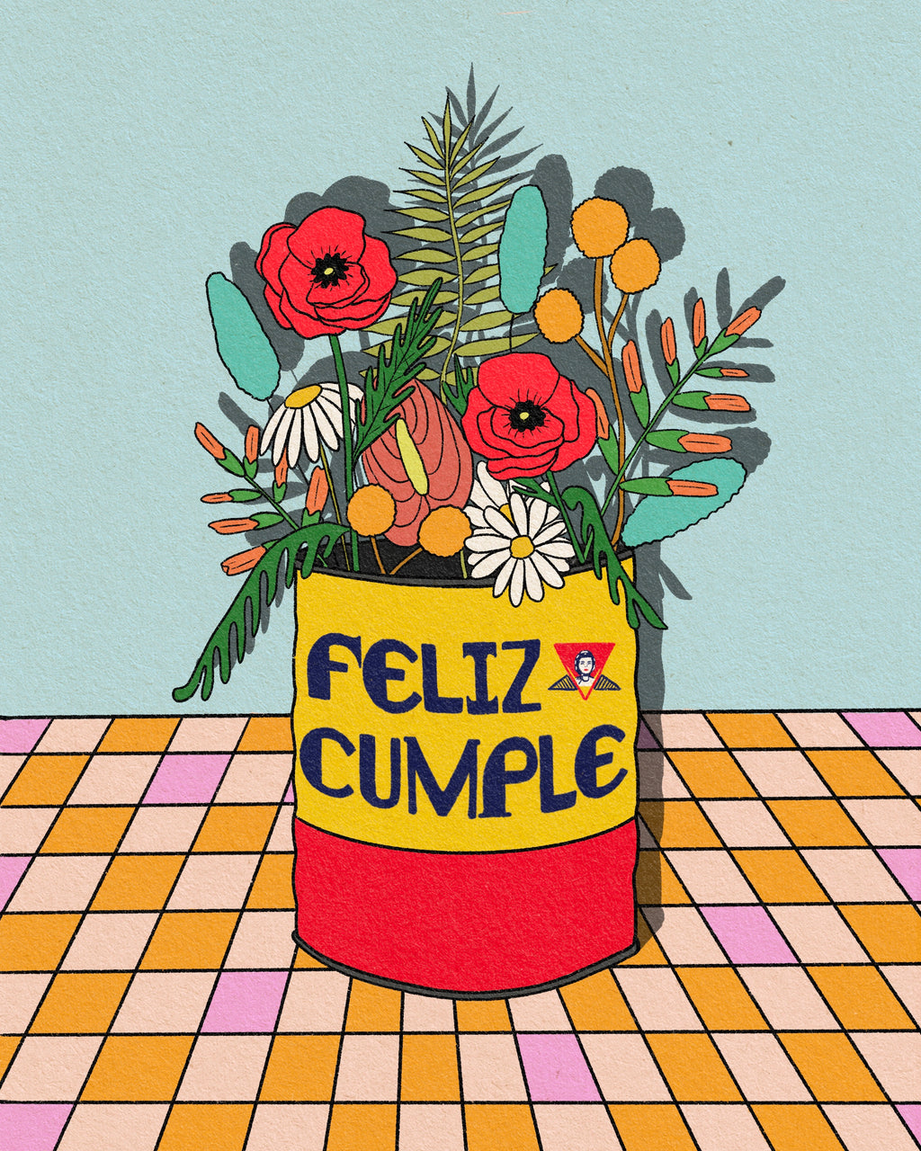 Bustelo Feliz Cumple Card