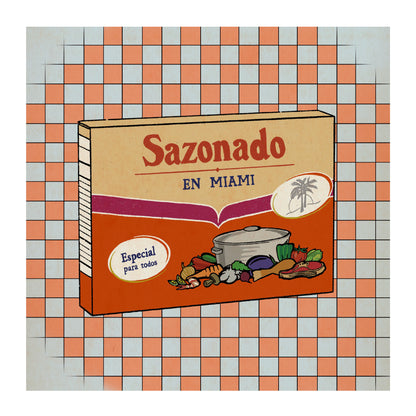 Sazonado en Miami Art Print