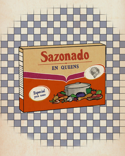 Sazonado en Queens Art Print