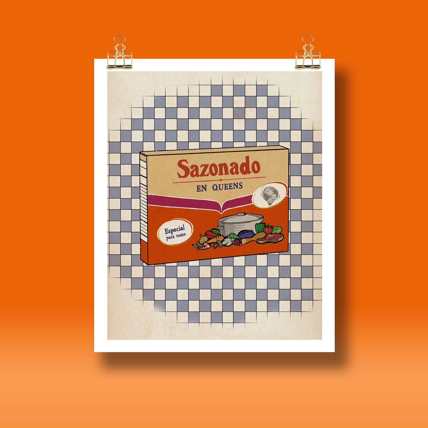 Sazonado en Queens Art Print