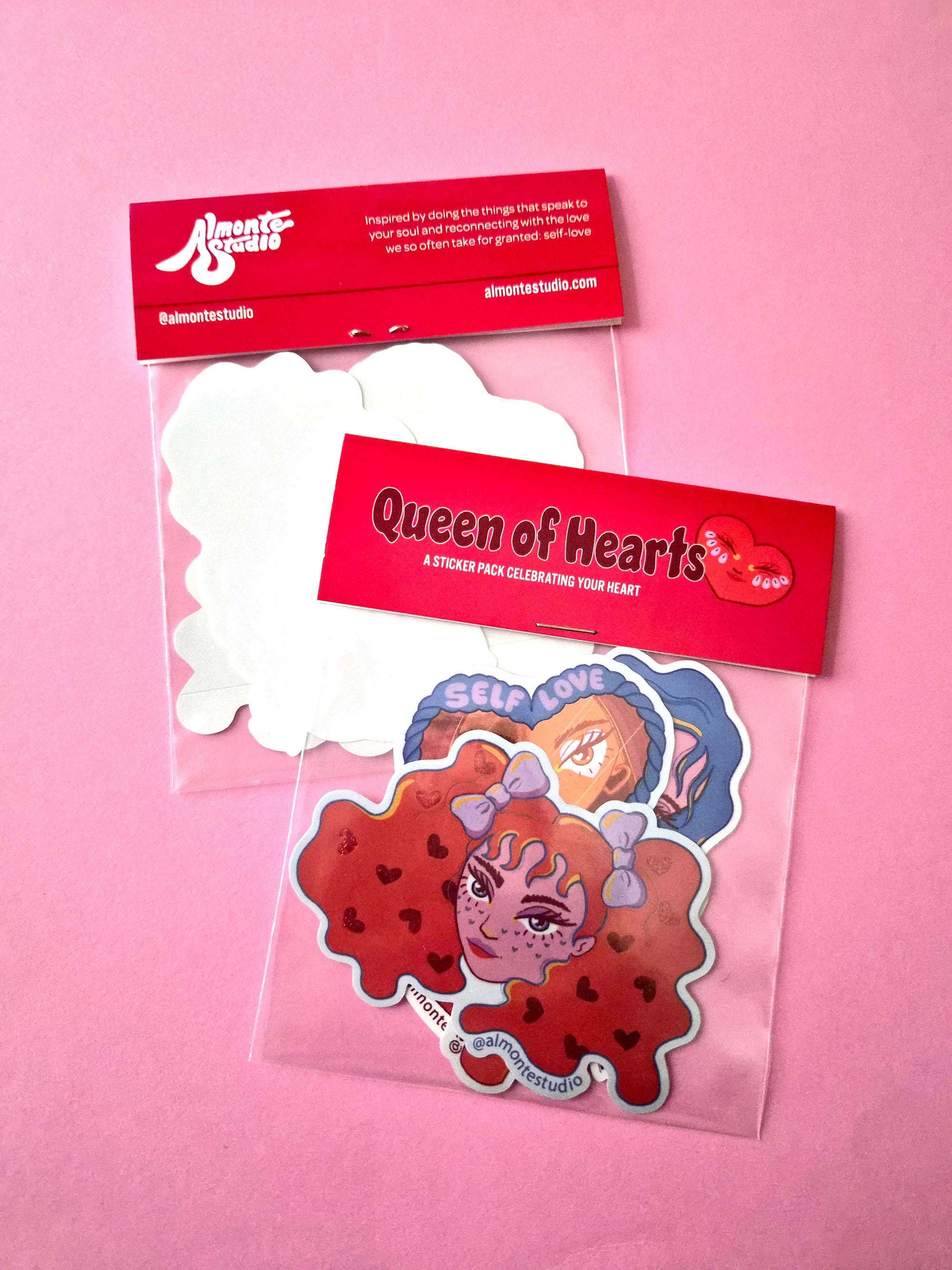 Queen of Hearts Sticker pack