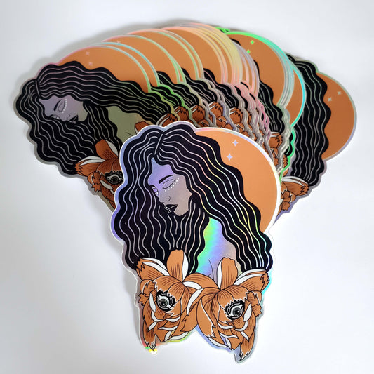 Bloom Holographic Sticker