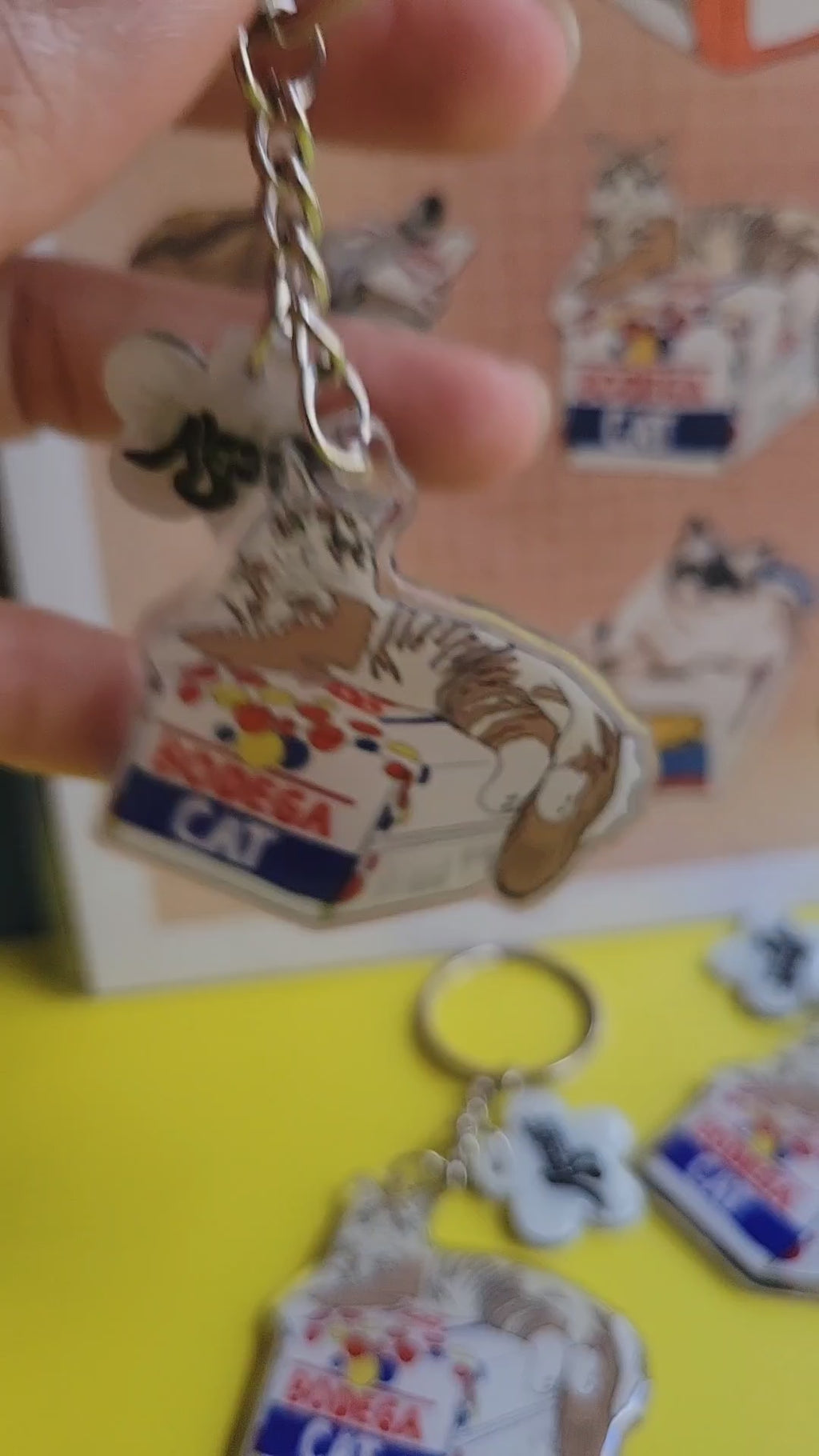 Bodega Cat Acrylic Keychain