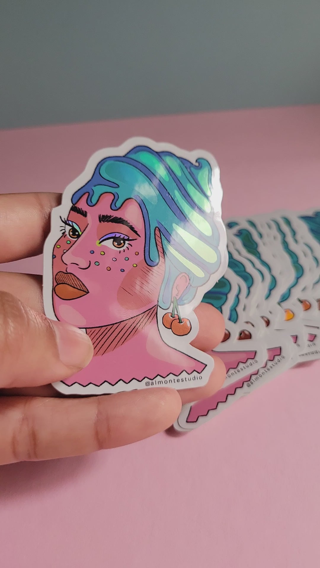 Frosting Baddie Sticker