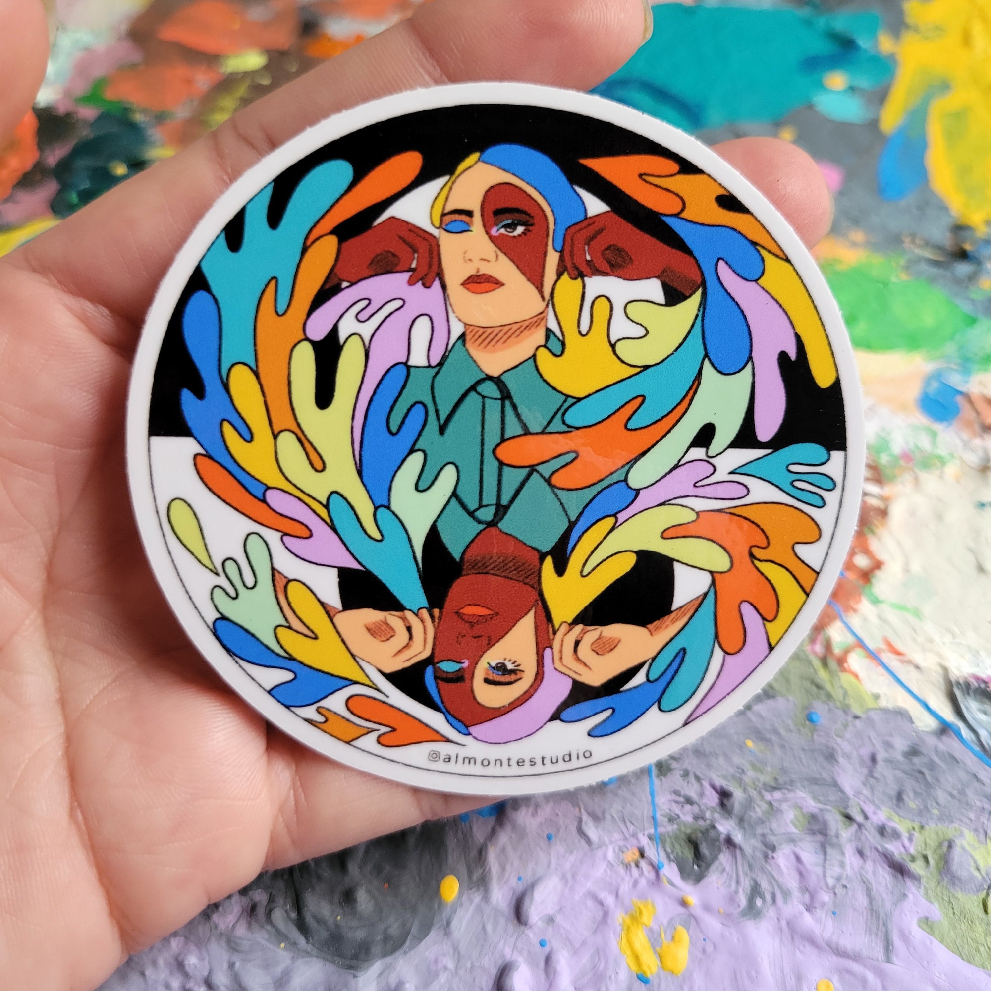 Ying Yang sticker
