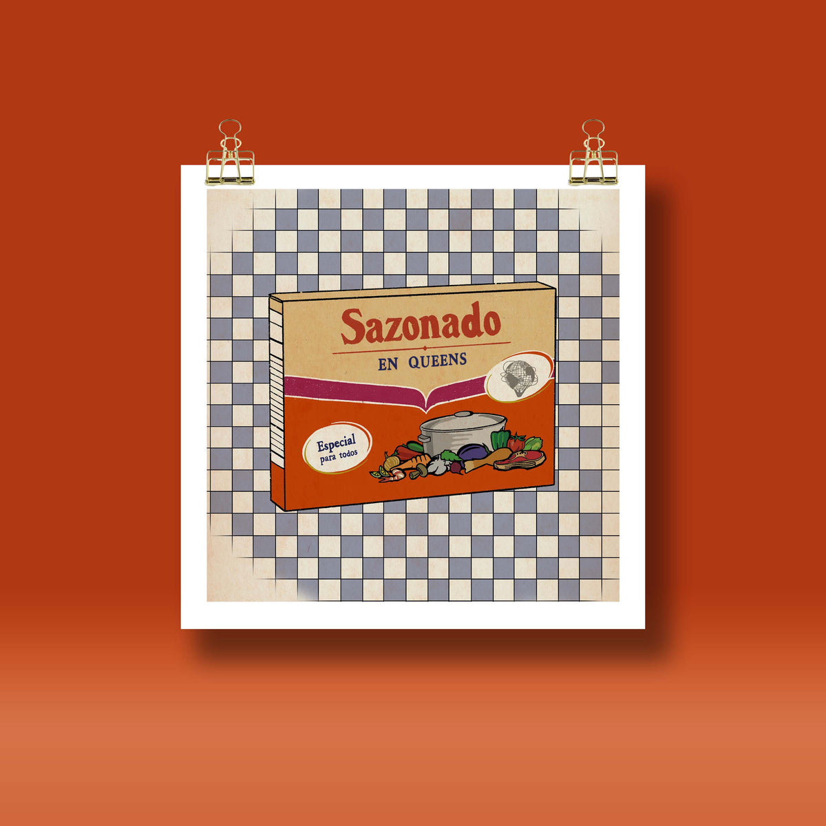 Sazonado en Queens Art Print