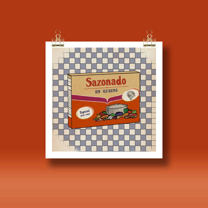 Sazonado en Queens Art Print