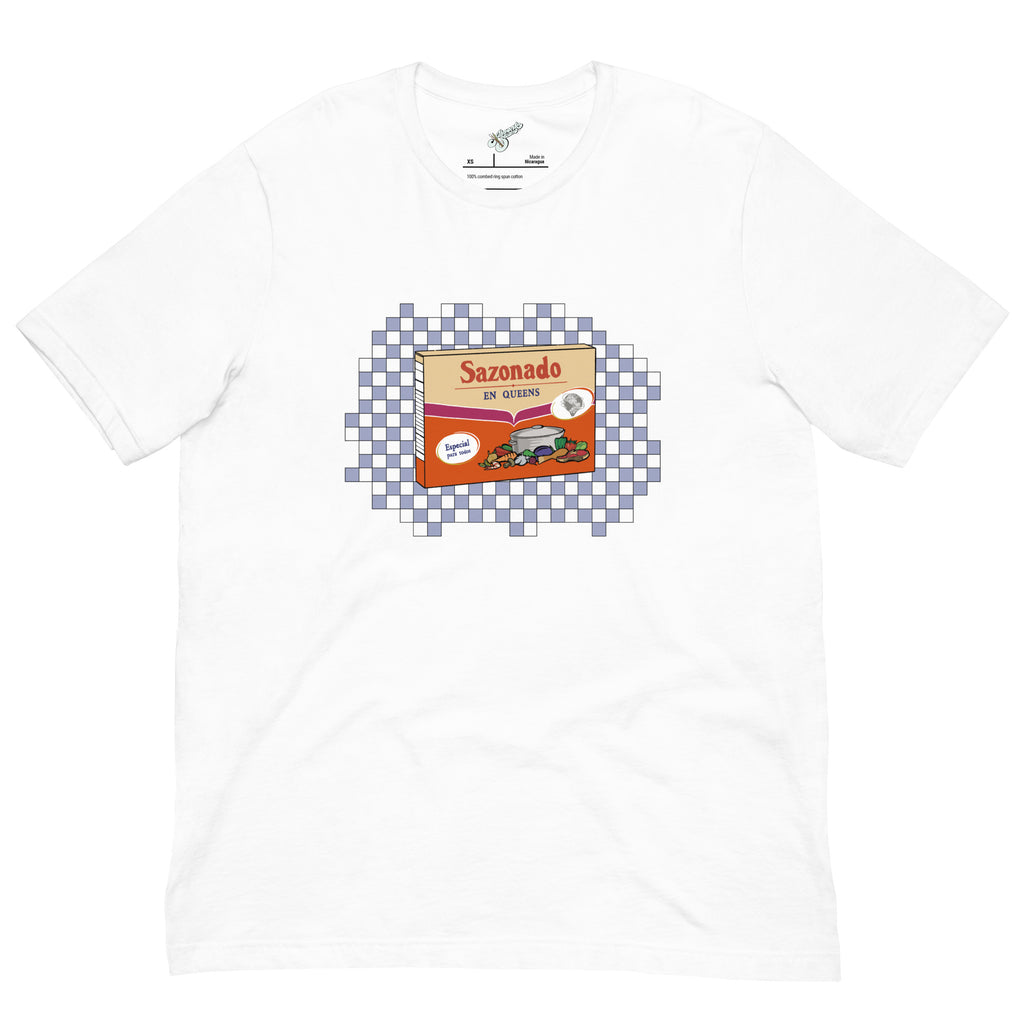 Sazonado en Queens Unisex T-shirt